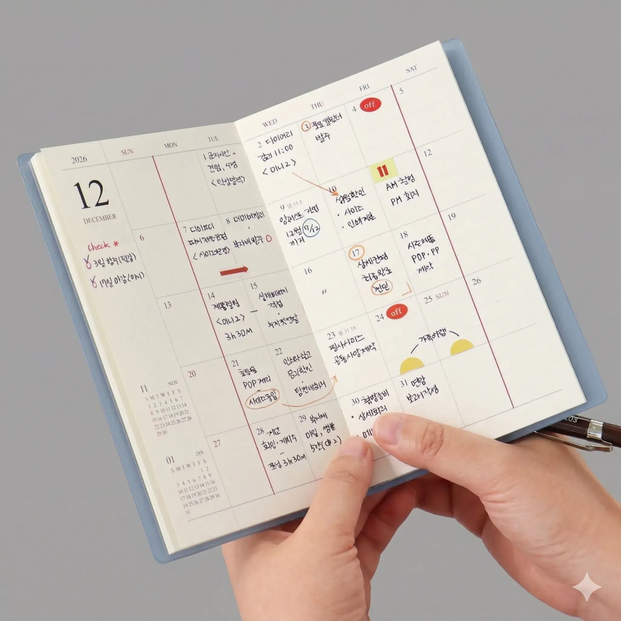 Planificador Slim Portátil